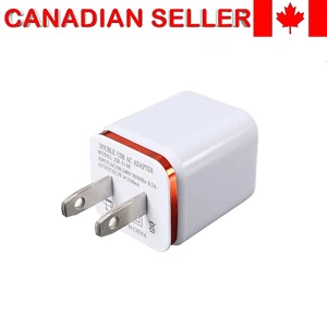 Chargeur Mural 2 Ports USB 5V/2.1A Adaptateur Secteur Universel IPhone Samsung Charge - Photo 1 sur 5