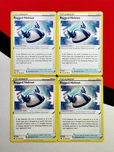 Rugged Helmet Trainer x4 152/198 Chilling Reign Pokemon Playset 4x - Picture 1 of 1