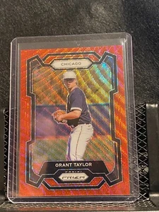 Grant Taylor 2024 Prizm Ruby Wave Prizm - White Sox - Picture 1 of 2