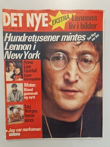 John Lennon / Donna Summer - Very rare newspaper from Norway from 1981 - Picture 1 of 6