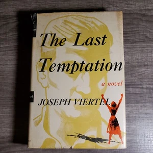 The Last Temptation by Joseph Viertel Vintage Hardcover Book HCDJ BCE - Foto 1 di 7