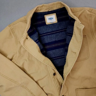 Фланелевая подкладка сарая Chore пальто XXL TTG старый темно-синий Workwear куртка джинсовой ткани водитель грузовика - Изображение 1 из 4