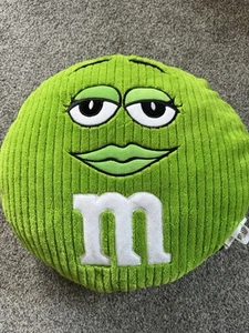 M&M Pillow M&M World Green 45cm X 40cm Approx - Foto 1 di 5
