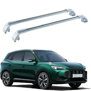 Barra transversal compatible con MG ZS EV EZS 2024-2025 bloqueo aluminio equipaje barra de techo - Imagen 1 de 9