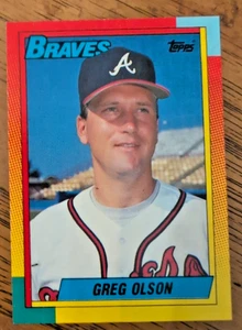 GREG OLSON Atlanta Braves 1990 Topps Baseball Card #84T Mint - Picture 1 of 2