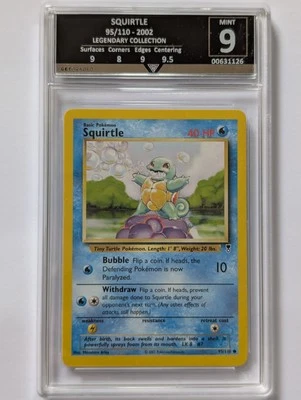 GG 9 2002 Pokémon Squirtle Legendary Collection 95/110 Rare not psa Mint - Image 1 of 2