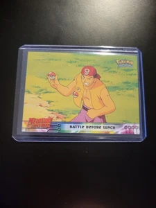 Pokémon TCG Battle Before Lunch Pokemon Topps Mewtwo Strikes Back 10 Blue Logo - Bild 1 von 11