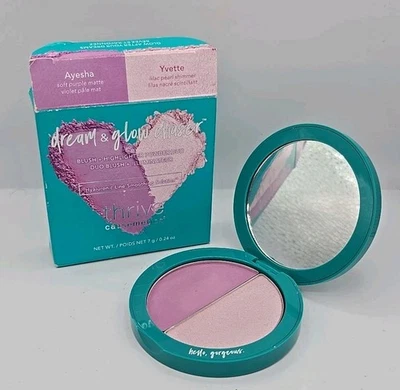 BNIB Thrive Dream And Glow Chaser Blush + Highlighter Powder Duo Ayesha Yvette - Image 1 of 2