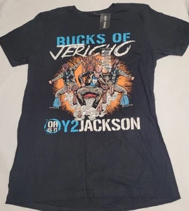 NWT AEW Bucks Of Jericho Young Bucks Chris Jericho T-shirt Mens Medium - Picture 1 of 6