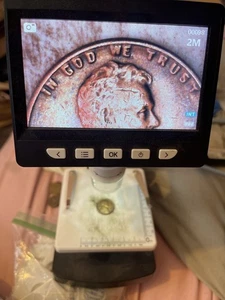 1955 Wheat Cent Error LARGE LETTERS - Picture 1 of 2