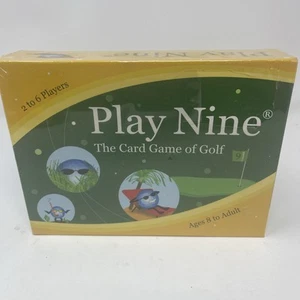 Play 9 Nine Das Kartenspiel Golf Strategie Familienspaß Neu & Versiegelt Spiel - Bild 1 von 3