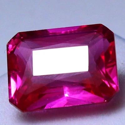 Natural 12.75 Ct Certified UTAH Red Beryl Bixbite 14x11 MM Emerald Stunning Gems - Image 1 of 4