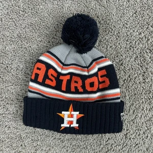 Houston Astros Mütze Erwachsene Einheitsgröße Bommelmütze Beanie MLB Baseball New Era Acryl - Bild 1 von 12