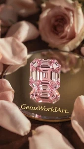 💎 6 Kt Asscher Schliff Natürlicher Rosa Diamant D Klasse VVS1 - Lose Edelsteine ✨ - Bild 1 von 4