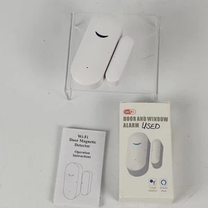 WiFi Smart Door & Window Alarm Sensor for Alexa & Google SET OF 1 - Picture 1 of 5