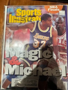 FREE SHIP! Sports Illustrated - June 10, 1991 - NBA FINALS MAGIC & MICHAEL - Picture 1 of 3