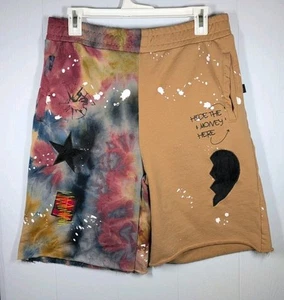 Pantalones cortos Kleep para hombre RONA Tie Die Sweat Jogger talla L bordados coloridos - Imagen 1 de 6