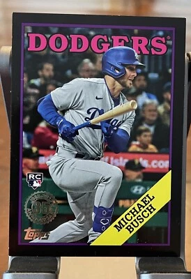 2023 Topps Update Baseball Michael Busch RC 1988 SP /299 - Image 1 of 2