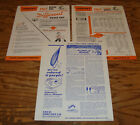 Original 1967 Louis Johnson Fishing Tackle Sales Brochure & Sheet Lot of 3