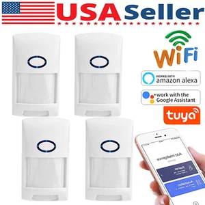 1-4PCS Tuya Smart WIFI Infrared Detector Home Security PIR Motion Sensor Alarm - Picture 1 of 9