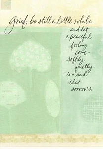 With Sympathy For Your Loss Leaves & Trees Nature Theme Hallmark Greeting Card - Picture 1 of 3