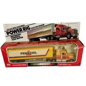 Semirremolque de colección Zee Toys Power Rig Pennzoil 1982 Freightliner ¡con CAJA ORIGINAL! - Imagen 1 de 10
