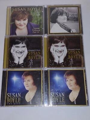 SUSAN BOYLE 6 CD Lot The Gift Hope Dreamed a Dream Britain's Got Talent Winner - Imagem 1 de 4