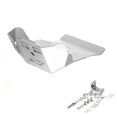 Silver Front Skid Plate Engine Mud Bash Cover For YAMAHA YZ250 YZ250X 2005-2024 - Image 1 of 4