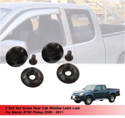 2 Bolt Nut Screw Rear Cab Window For Mazda BT50 2006 2007 2008 2009 - 2011 - image 1 of 4