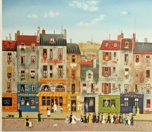 Arte litográfico original Michel Delacroix "Le Marriage" 1977 - Imagen 1 de 4