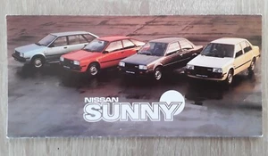 Nissan Sunny Range Brochure 1982 - Saloon Estate Coupe - Picture 1 of 3