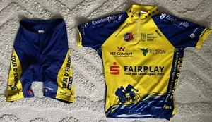Maglia Tour de Europe Tg M Pantaloncini Tg L Ciclismo Santini SMS - Foto 1 di 5