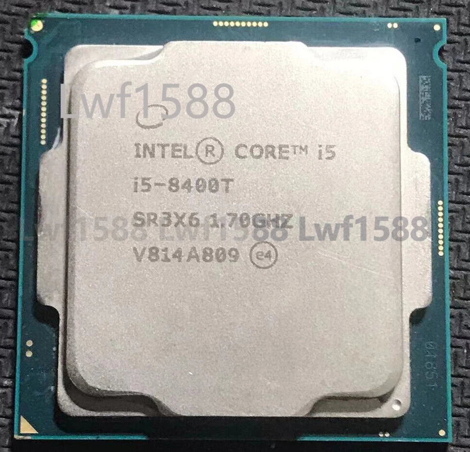 Intel Core i5-8400T 6 Core LGA 1151 SR3X6 1.7 GHz Turbo 3.3GHz CPU processor - Image 1 of 1
