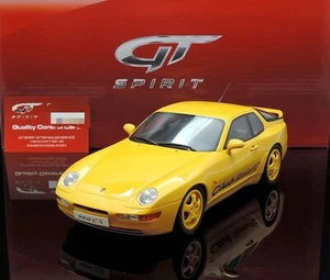 *SUPER RARE* GT129 GT SPIRIT 1/18 Porsche 968 Club Sport Yellow Limited - Picture 1 of 12