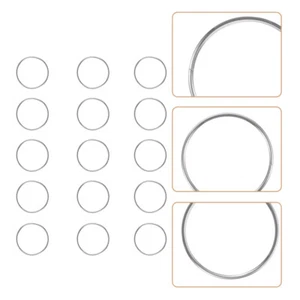 100 Pcs Stainless Steel Connecting Ring Charm Connectors Work Mother Drop - Picture 1 of 12
