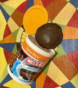 “COFFEE POD ONLY” FITS FISHER PRICE COFFEE MAKER COFFEE CAN 1989 BREW & POUR - Picture 1 of 7