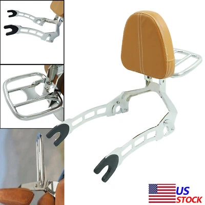Encosto de passageiro Sissy Bar bagageiro rack para Indian Scout Sixty 2015-2023 - Imagem 1 de 4