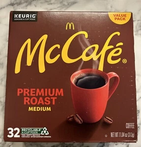 McCafe Premium Roast, Keurig Single Serve K-Cup Pods, 32 Count BB/JUN/2025 - Picture 1 of 2