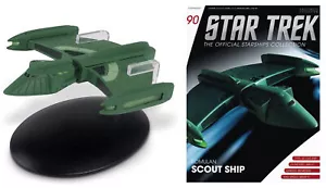 Star Trek - Nave Scout Romulana con Revista #90 Naves Estelares Oficiales Eaglemoss Nuevo - Imagen 1 de 9