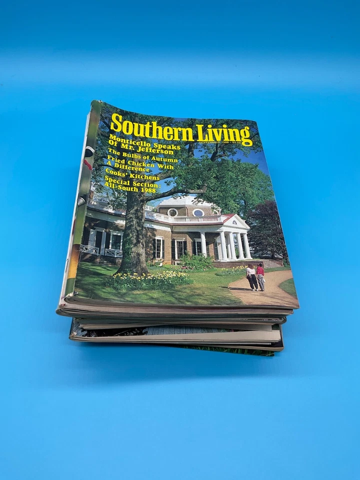 Southern Living Magazine Lot of 11 Issues Various Years Vintage Home & Recipes - Image 1 of 4