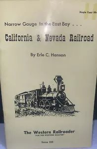 Vtg 1958 Calif. & Nevada East Buy Railroad Western Railroader by Erle C. Hanson - Picture 1 of 13