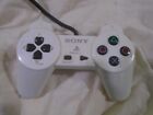 PS1 Sony Playstation Official Controller WHITE control pad tested/working