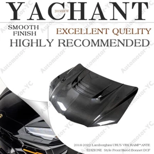 DRY CARBON VRS-RMPT-EDIZIONE Front Hood Bonnet Cover For 18-22 Lamborghini URUS - Foto 1 di 12