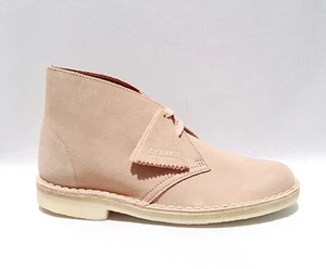 Clarks Originals Botas al Desierto Gamuza Reino Unido 7 Botas al Tobillo Rosa Polvoriento Polvoriento Mujer - Imagen 1 de 8