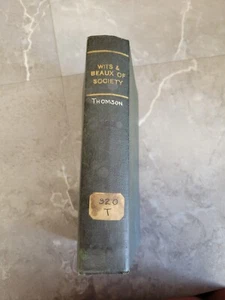 1861 The Wits and Beaux of Society Grace Wharton Illustrated Browne & Godwin Hc - Bild 1 von 15