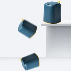 ༝Desktop Trash Can Press Type Mini Garbage Can Cover For Office Dressing - Picture 1 of 11