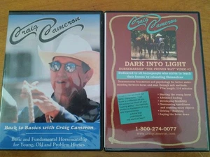 Craig Cameron Horsemanship 2 DVDs Back To Basics & Dark Into Light - Picture 1 of 3