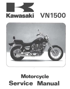 MANUEL ATELIER REVUE RÉPARATION PDF KAWASAKI VN 1500 87-99 - Picture 1 of 1