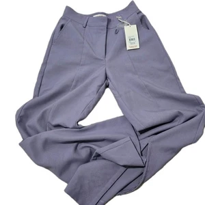 Lulu & Rose Azalea Lilac Split Front Pant Trouser Straight Leg Size Small (NWT) - Picture 1 of 10