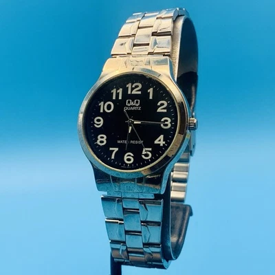 Q&Q By CITIZEN Men’s Vintage Fashion Quartz Bracelet Wristwatch Working Cond - Image 1 of 4